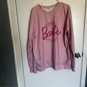Pink Graphic ‘Barbie’ Women's Sweatshirt